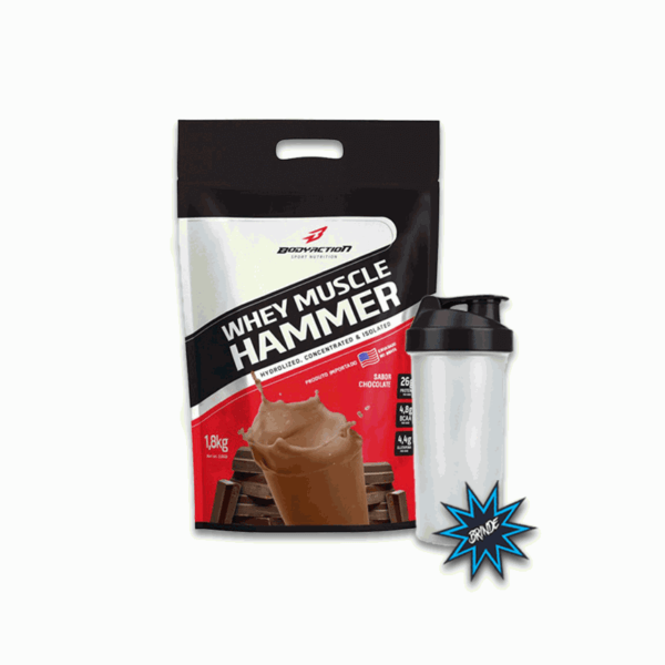 Whey Muscle Hammer (1,8kg) + Coqueteleira