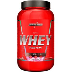 Nutri Whey Protein Pote (907g) - Morango.